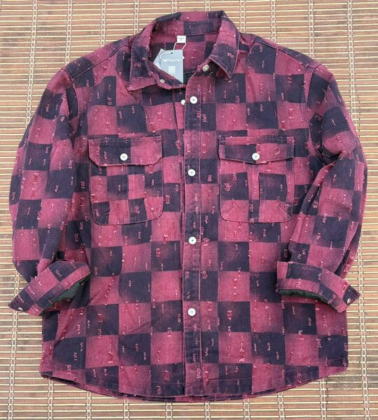 Chemise en flanelle à carreaux