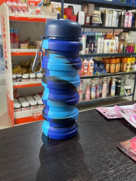 Bouteille Pliable Silicone Colorée