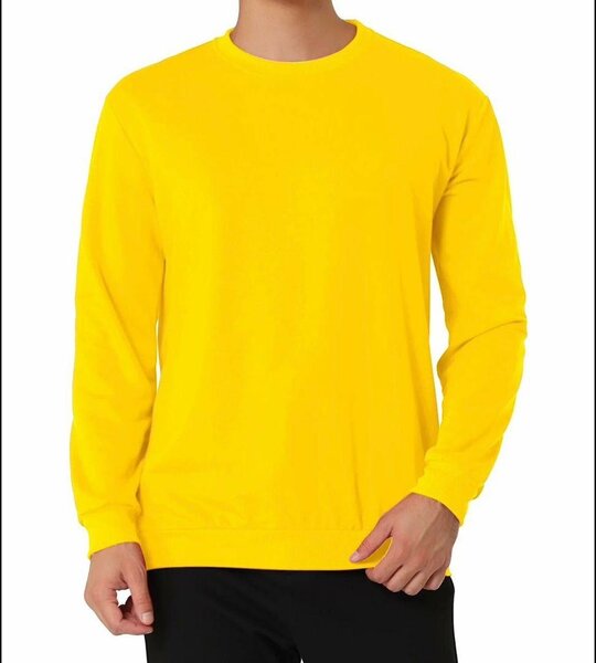 Pull unisexe jaune vif
