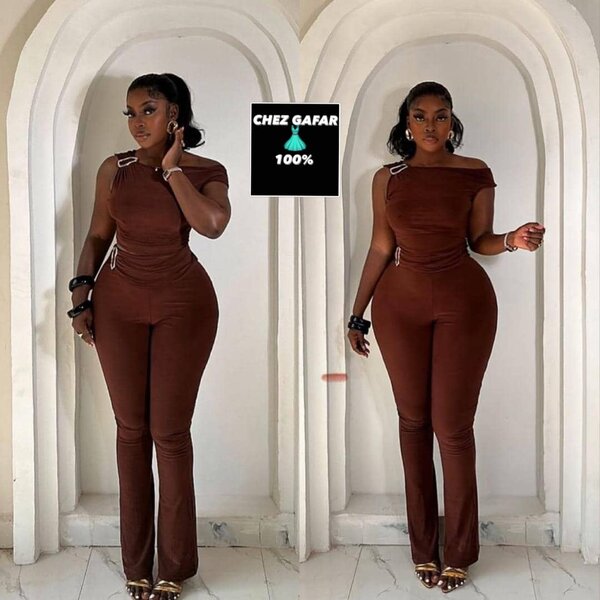 Combinaison marron élégante