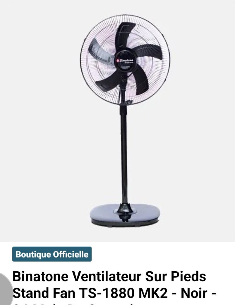 Ventilateur sur pied puissant