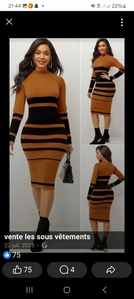 Robe moulante élégante