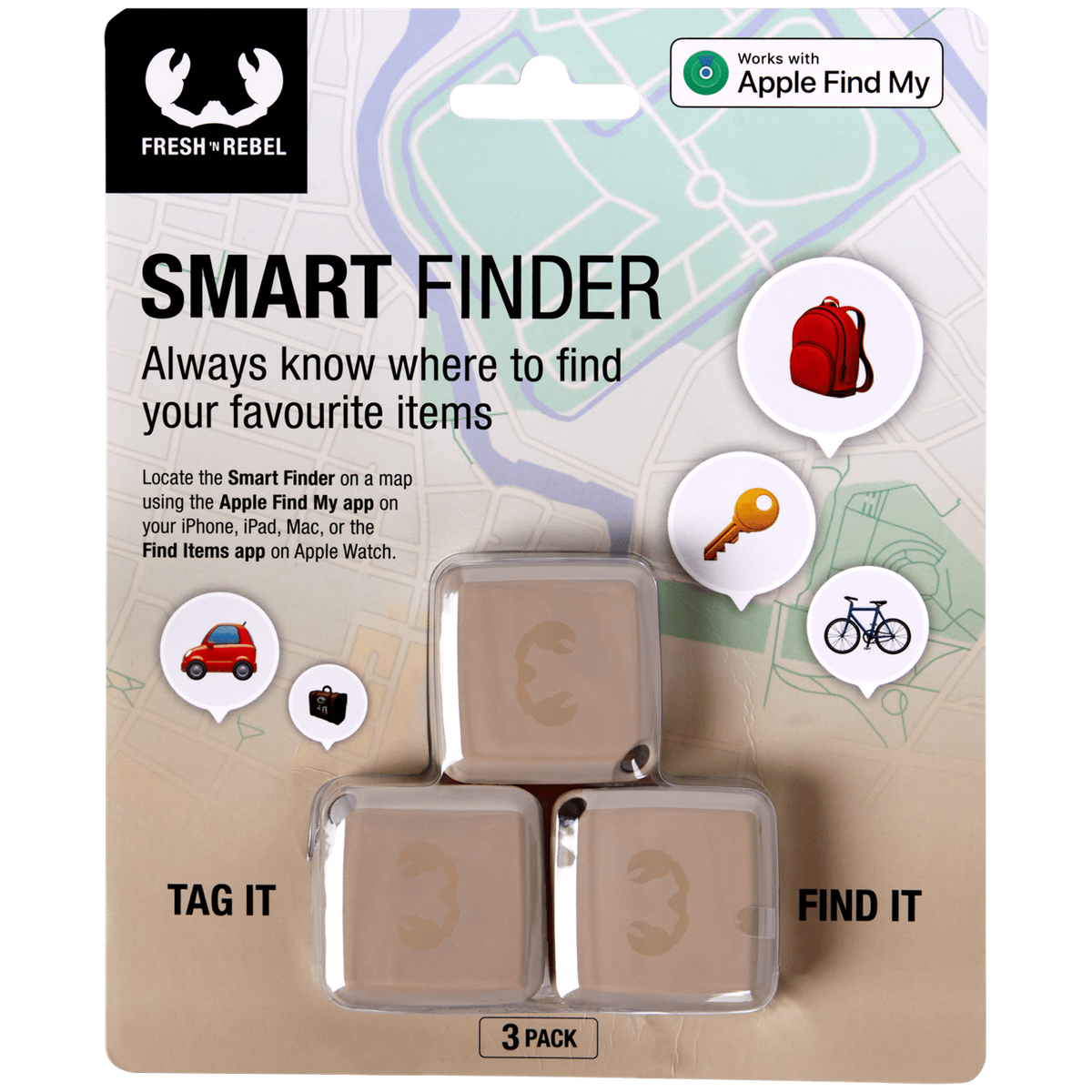 Balises connectées Fresh ’n Rebel 3 pièces