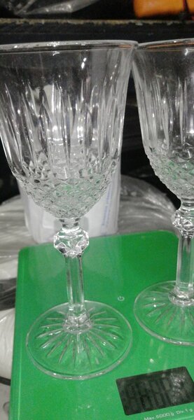 Verres à vin en cristal élégants