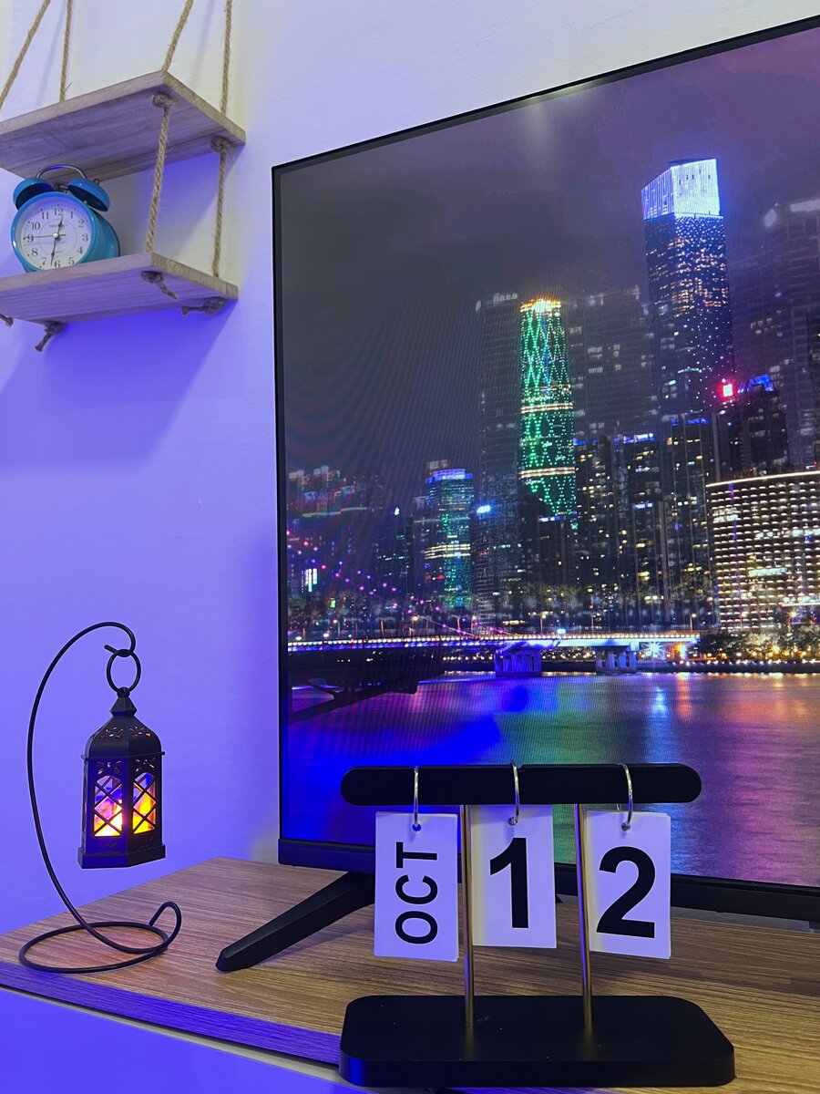 Calendrier perpétuel en bois élégant