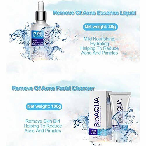 BioAqua 4 Pcs Skincare Products set for Acne Treatment