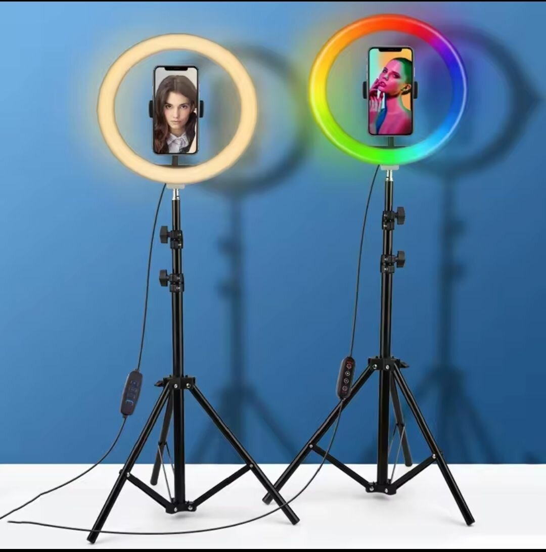 RGB LED Ring Light 10-Inch