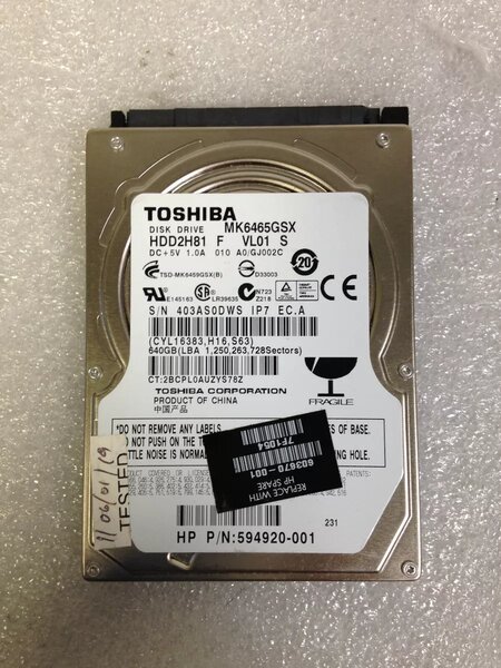 Disque dur toshiba