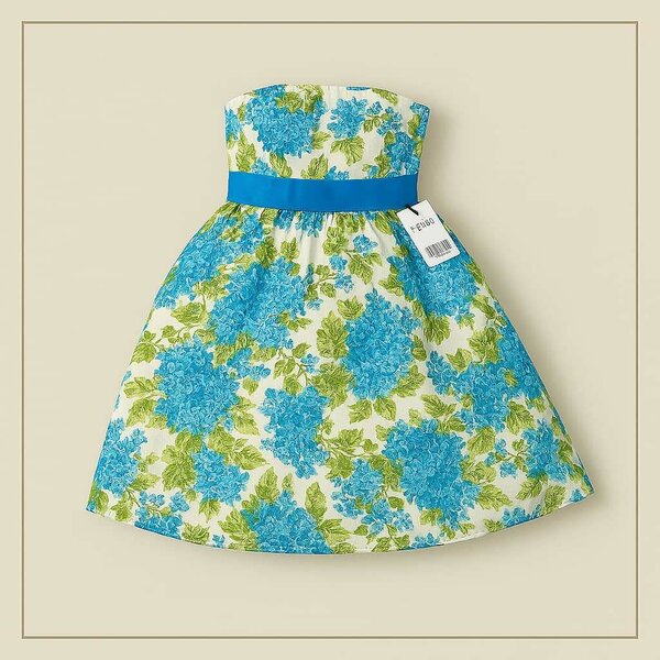 Robe évasée à fleurs