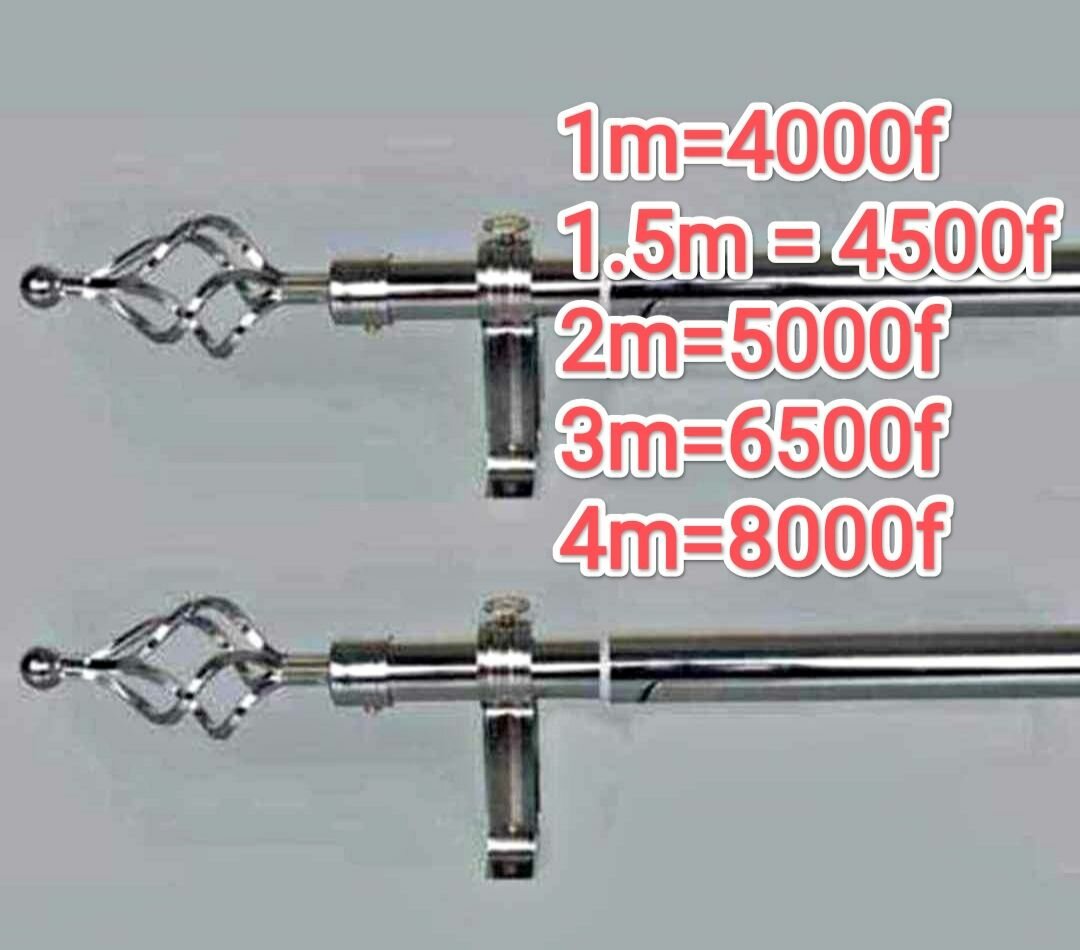 Barre de fer de rideaux