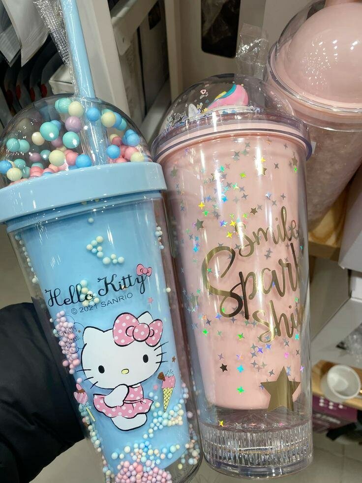 Gobelets Hello Kitty Pailletés