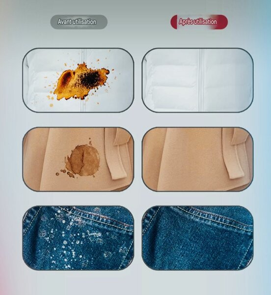 Lingettes détachantes textiles