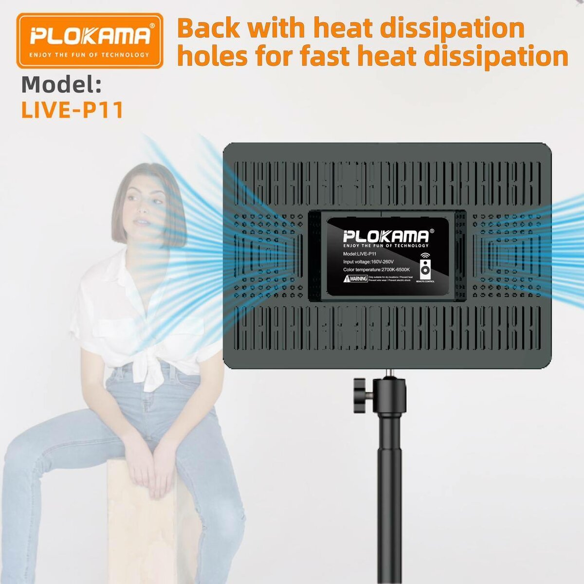 Plokama P-11 Professional LED Fill Lights - Adjustable