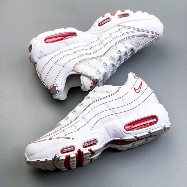 Baskets Air Max Blanches Rouges