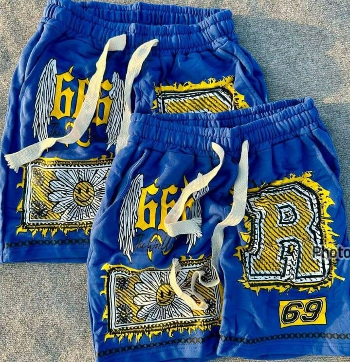 Shorts en coton imprimés