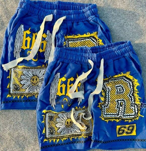 Shorts en coton imprimés