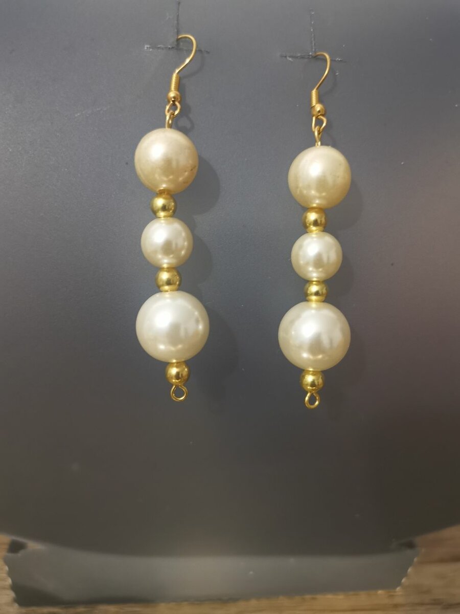 Boucles d'Oreilles Perles Élégantes