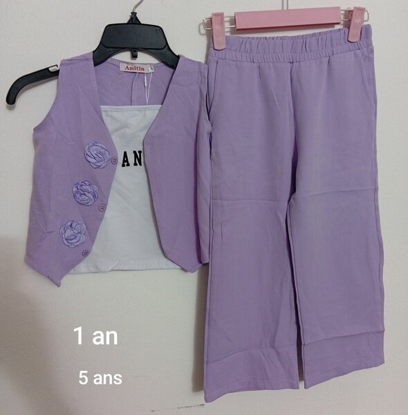 Ensemble Lavande Fille 5 Ans