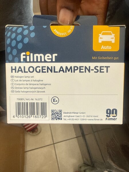 Ampoules Halogènes Auto H4