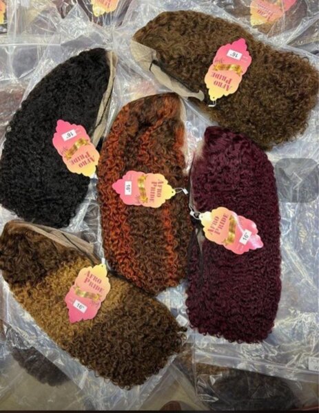 Perruque Bouclée Synthétique