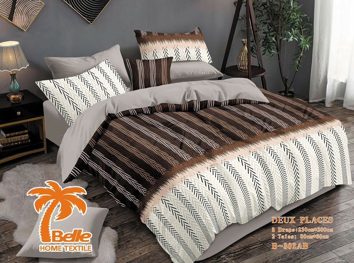 2 draps + taies (2places)