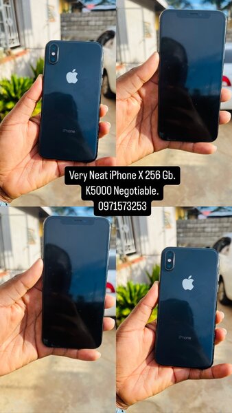 iPhone X k5000 Negotiable. Call  0971573253