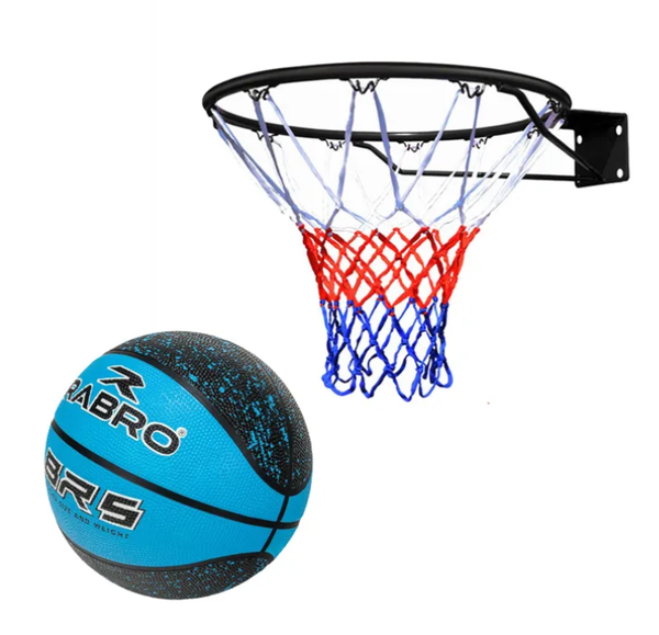 Basketball Net Ring & Ball Set