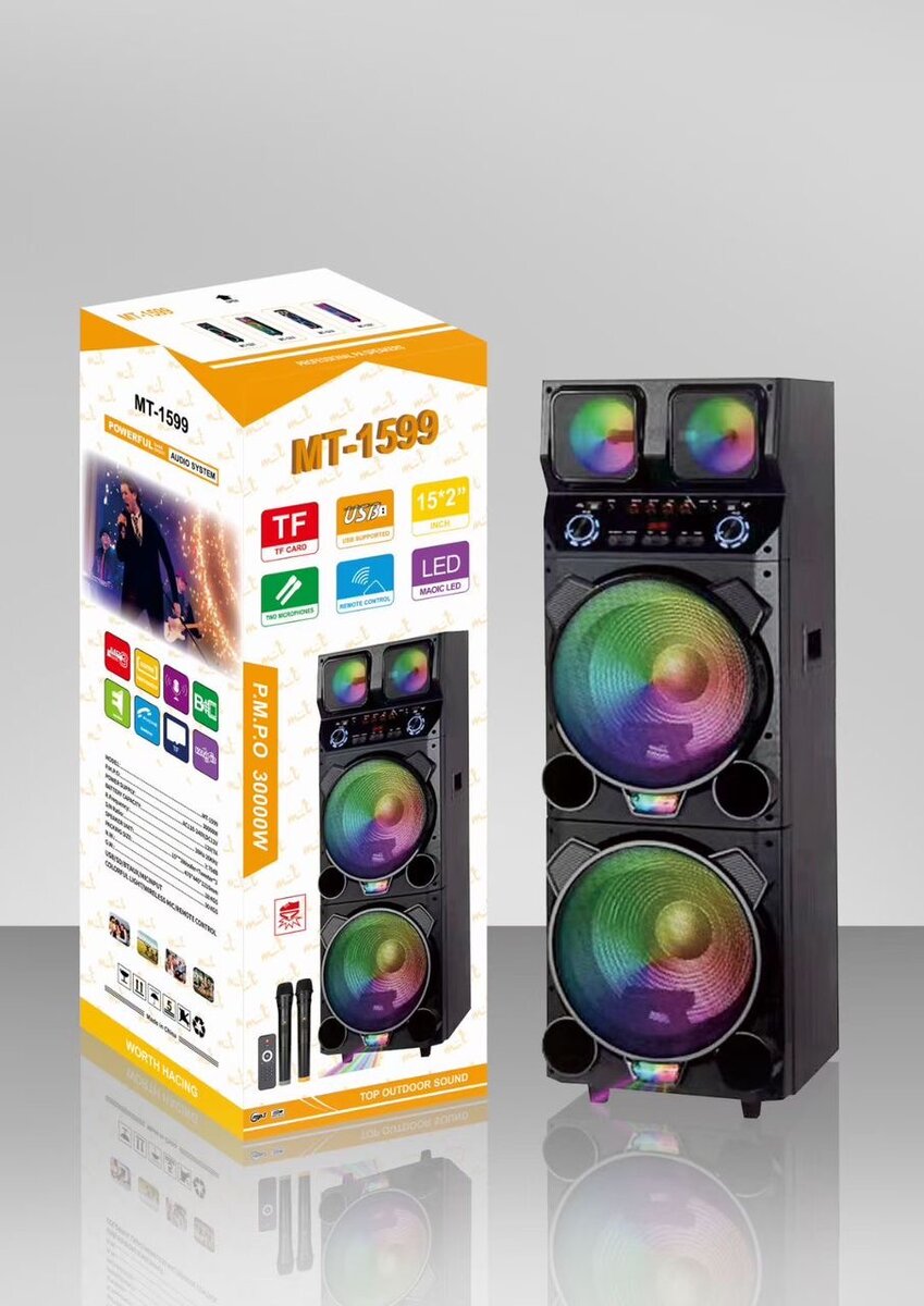 Enceinte Bluetooth LED Puissante