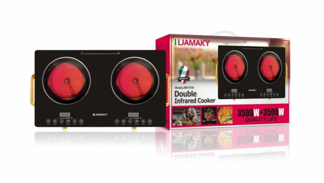 7000W INFRARED DOUBLE BURNER COOKER