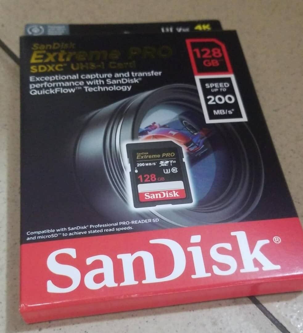 Extreme Pro SD Cards available in all sizes