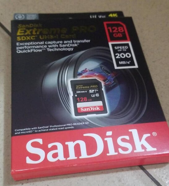 Extreme Pro SD Cards available in all sizes