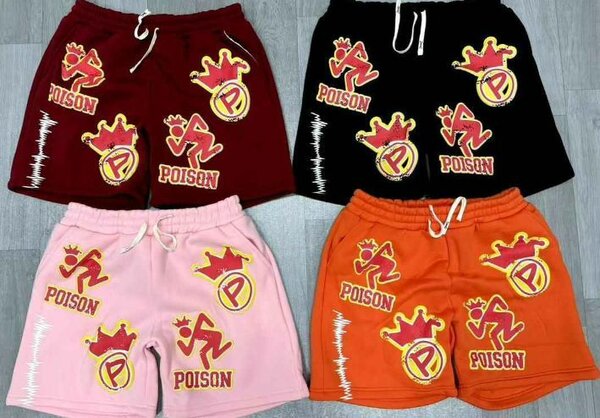 Shorts colorés unisexes