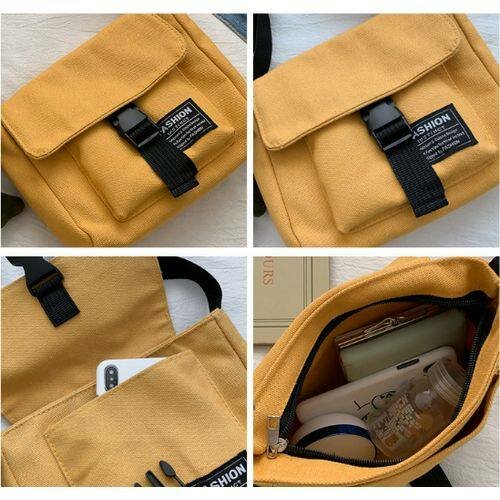 Sac Bandoulière Jaune - Compact et Élégant
