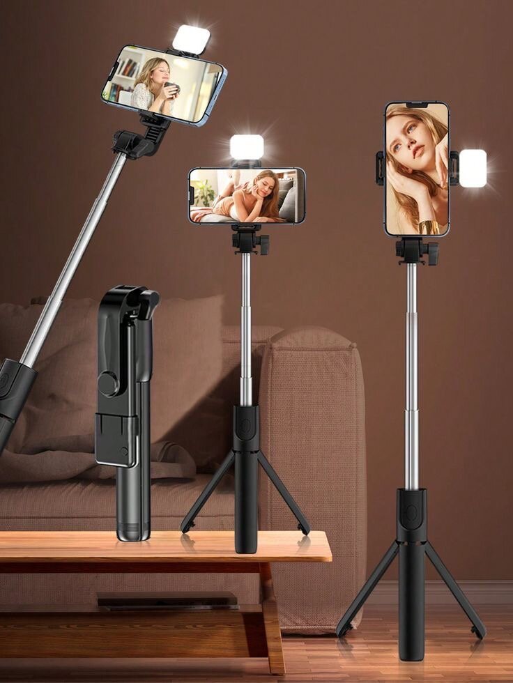 Trépied Selfie LED Télécommande