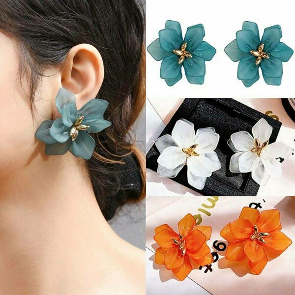 Boucles d'oreilles florales élégantes