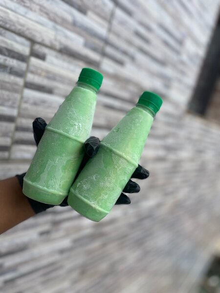 Boisson rafraîchissante verte