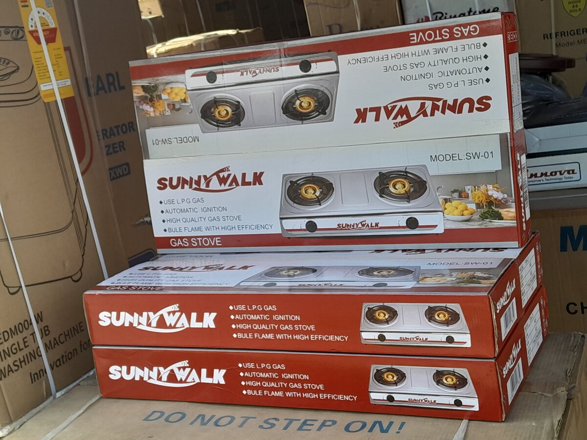 SUNNYWALK 2 BURNER AUTOMATIC GAS STOVE