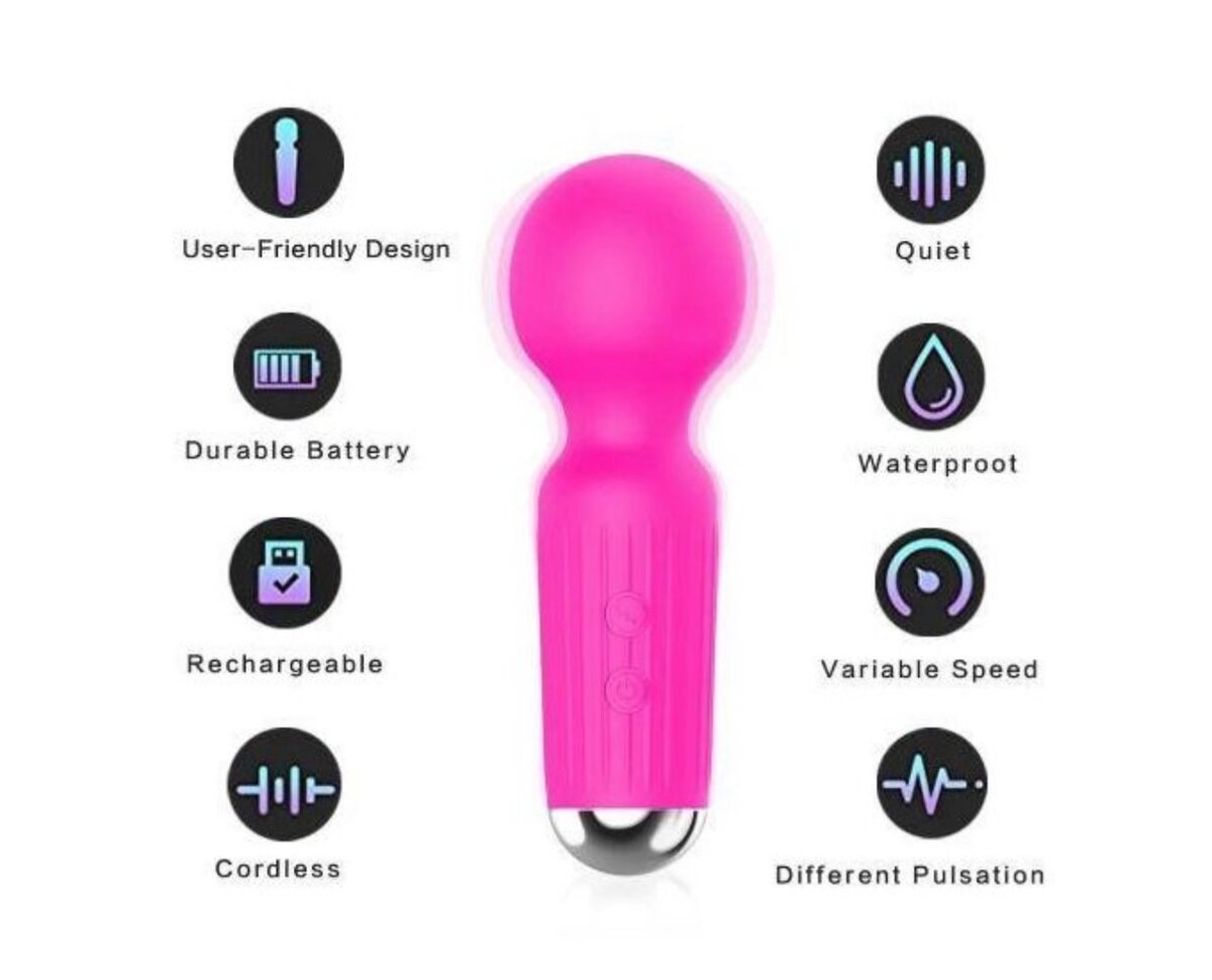 Mini-masseur vibrant étanche