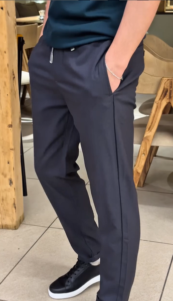 брюки серые мужские