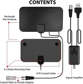 Antenne TV numérique 4K UHD