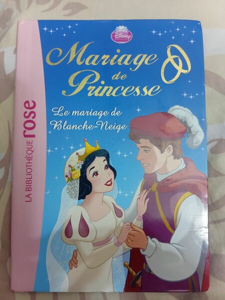 Livre Disney Mariage Princesse