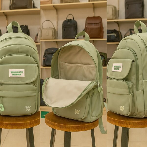 Sac à dos vert élégant