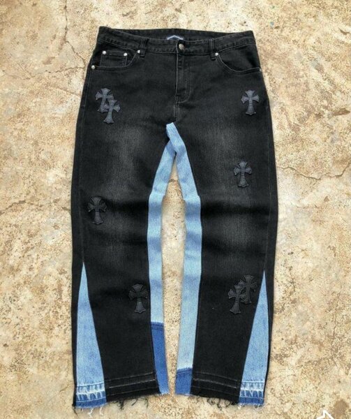 Jeans Patchwork Mode