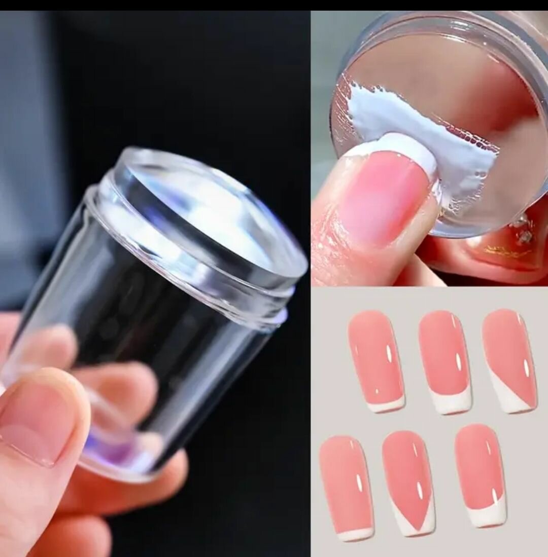 Tampon à ongle en silicone moyen