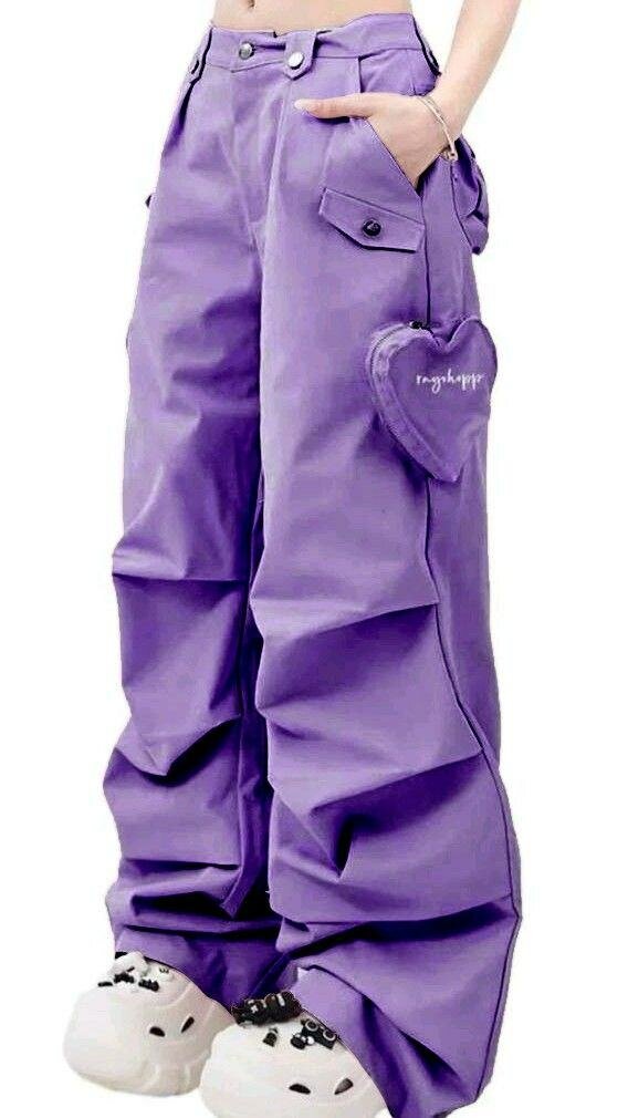 Pantalon Cargo Violet Large