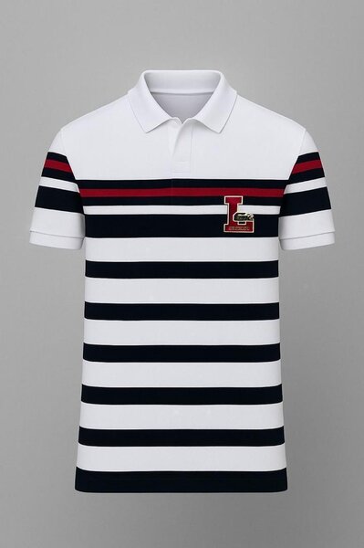 Polo à Rayures Moderne