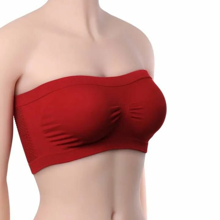 Multicolor Strapless Tube Bra