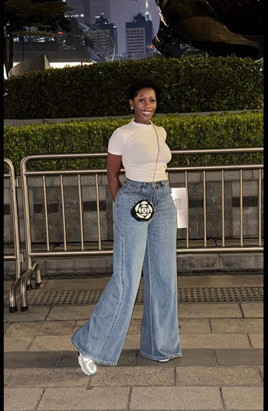 Jeans évasés tendance femme