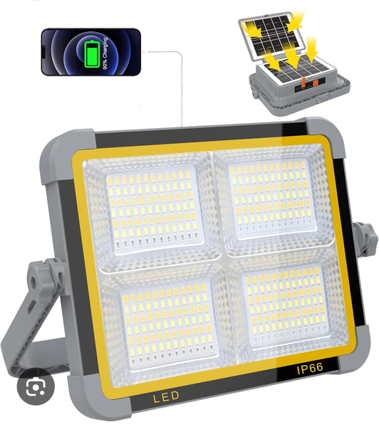 Projecteur LED Solaire Étanche IP66