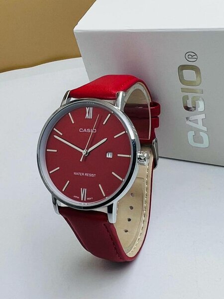 Montre Casio Rouge Élégante